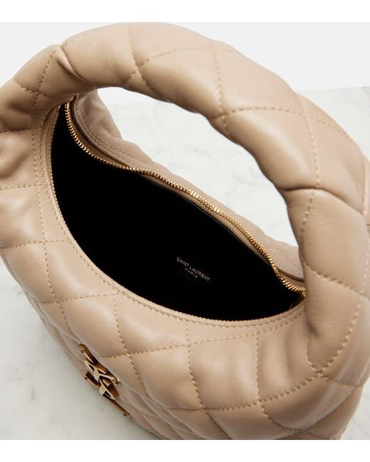 Sac A Main Icarino En Cuir Matelasse Saint Laurent en coloris Natural
