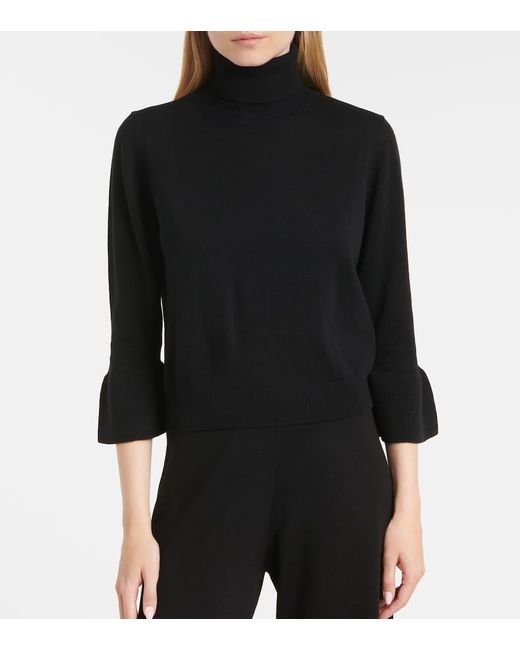 Jardin Des Orangers Blue Pullover Aus Wolle Und Kaschmir