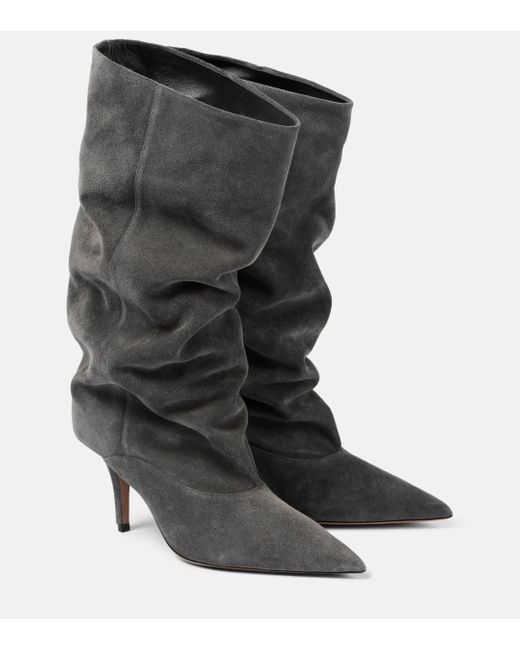 Paris Texas Black Ines 75 Suede Boots