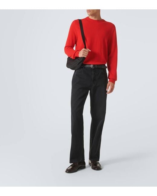 Mocasines De Piel Con Borlas The Row de hombre de color Black