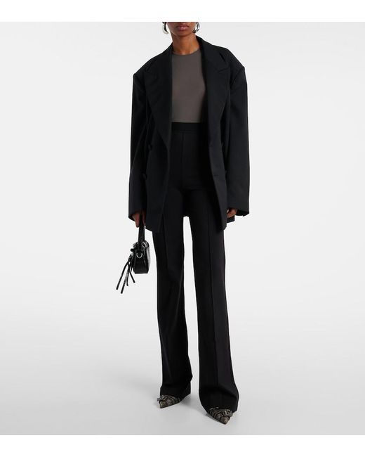 Wardrobe NYC Black Flared Pants