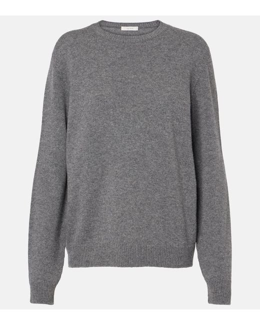 The Row Gray Jayad Cashmere Sweater
