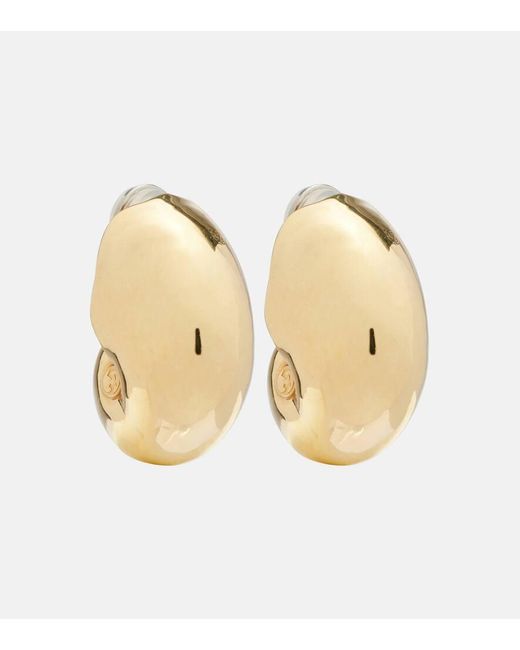 Gucci Natural Shell Interlocking G Earrings