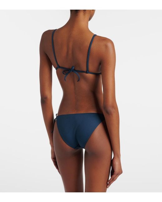 Top De Bikini Triangular Mouna Eres de color Blue