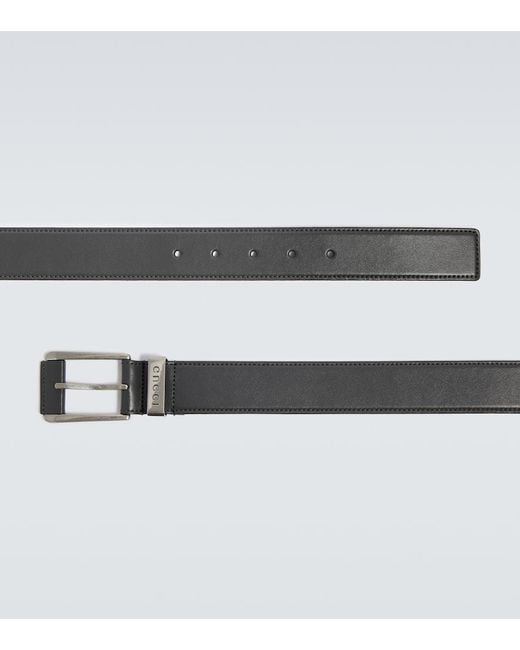 Gucci Metallic Leather Belt for men