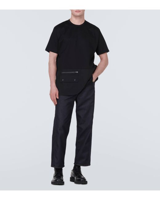 T-shirt en coton Junya Watanabe pour homme en coloris Black