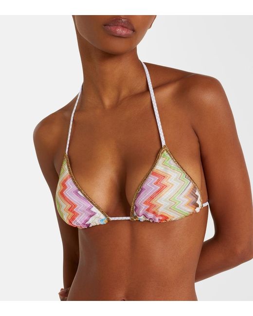 Missoni White Zigzag Bikini