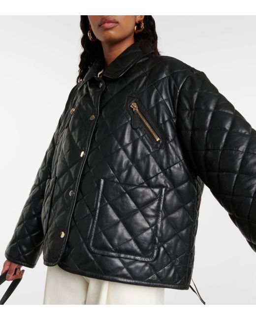 Dorothee Schumacher Black Sleek Statement Leather Jacket