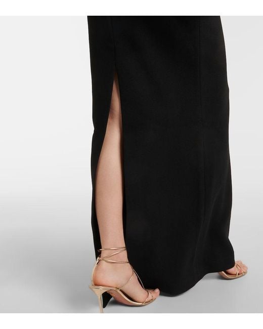Rebecca Vallance Black Chelsea Halter Gown