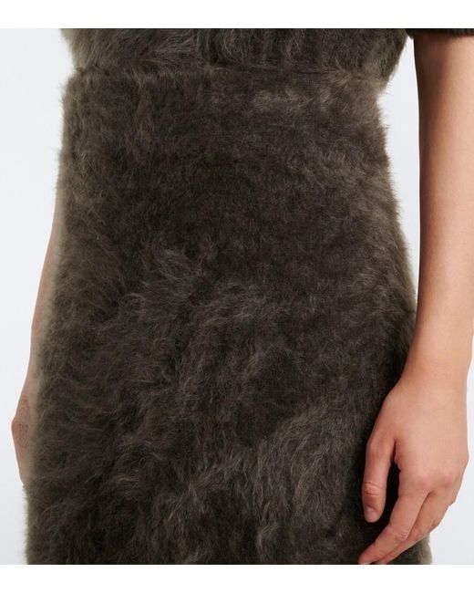 Lisa Yang Black Asta Cashmere Midi Skirt