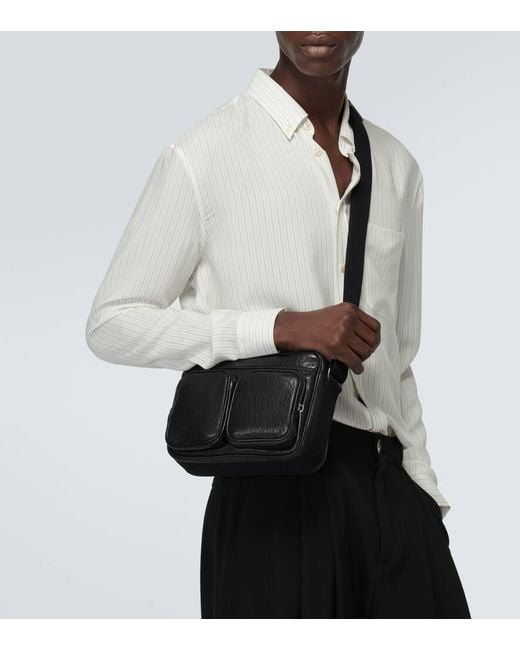 Saint Laurent Black City Camera Bag for men