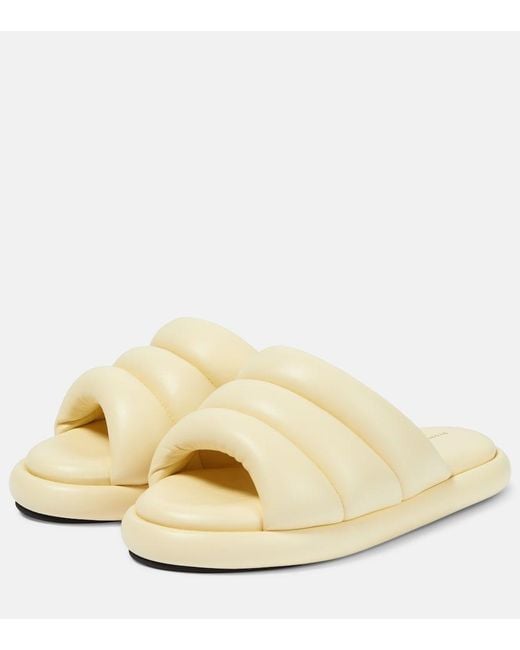 Proenza Schouler Natural Pipe Group Slide Sandal