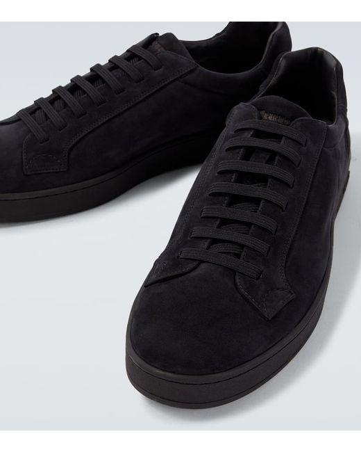 Church's Black Ludlow Suede Sneakers for men