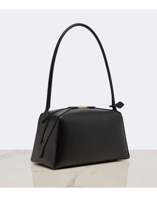 Alaïa Black Le Bouledogue Medium Leather Shoulder Bag