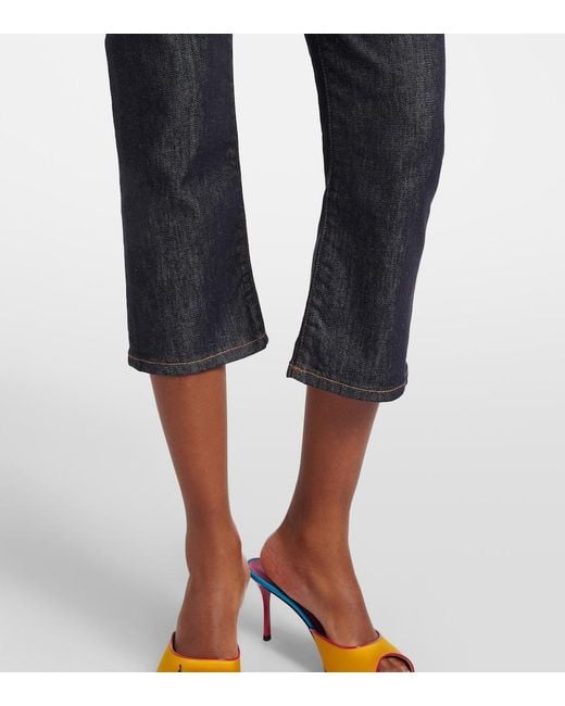Dolce & Gabbana Blue Denim Capri Pants