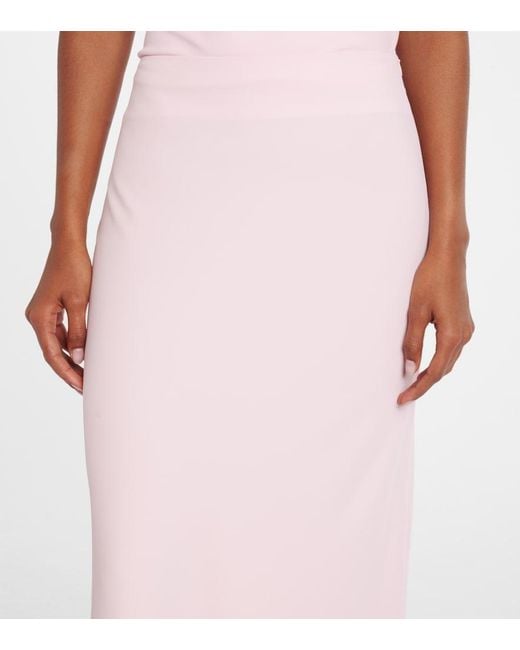 The Sei Pink Crepe Maxi Skirt