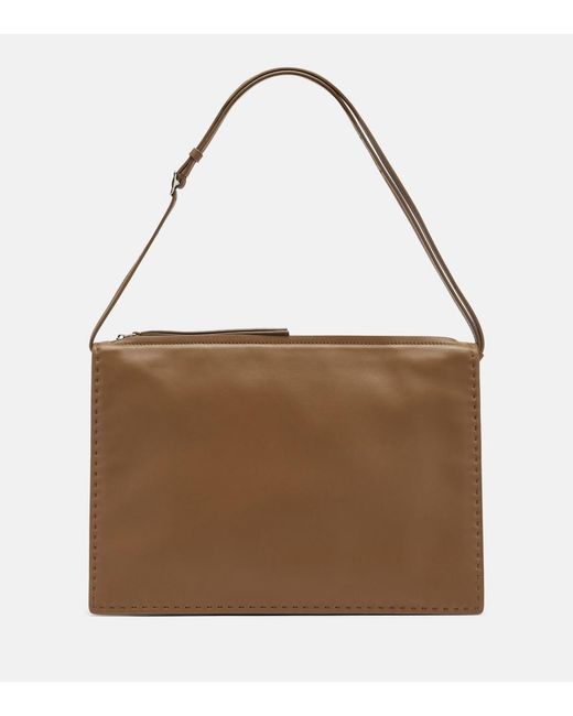 Phoebe Philo Brown Schultertasche Glove Aus Leder