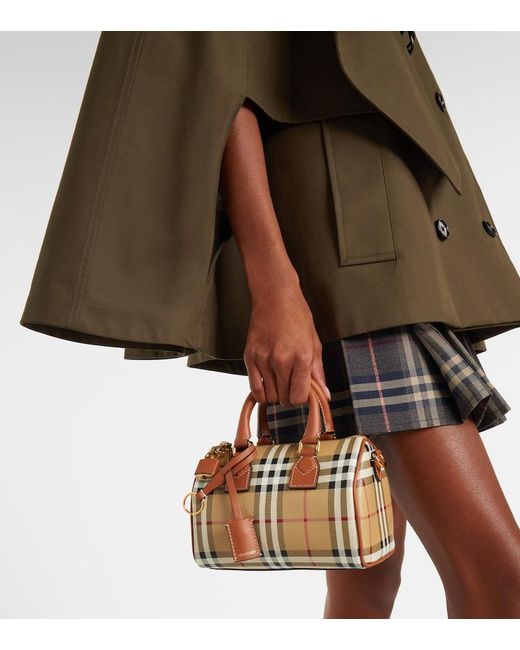 Burberry Brown Tote Check Mini