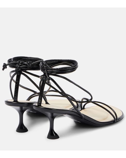 Proenza Schouler Black Sandalen Tee Ankle 60 Aus Leder