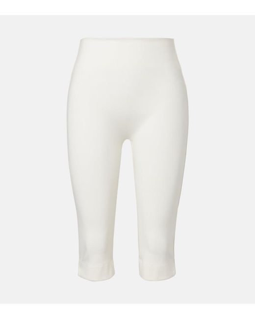 Leset White Rio Capri Pants