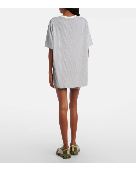 X On Camiseta A Rayas Bordada Loewe de color Gray