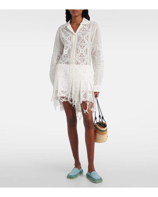Loewe Blue Paula's Ibiza Slip-Ons Rio Aus Veloursleder