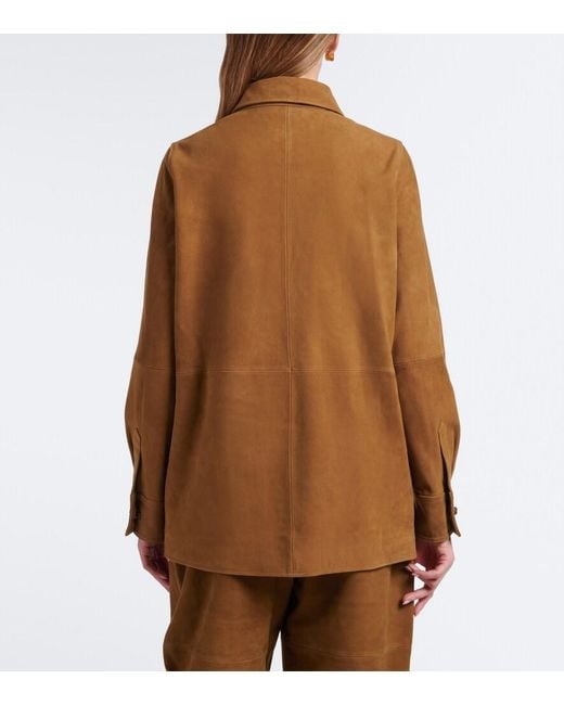 Rohe Brown Suede Shirt