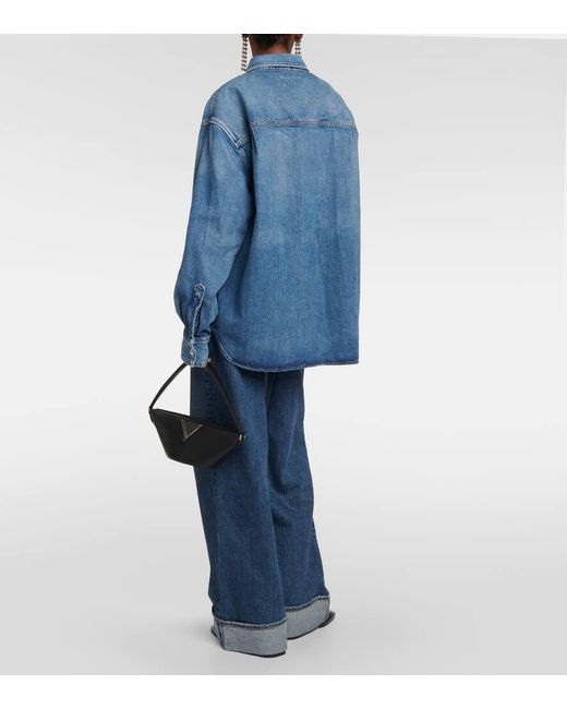 Camicia di jeans oversize Camryn di Agolde in Blue