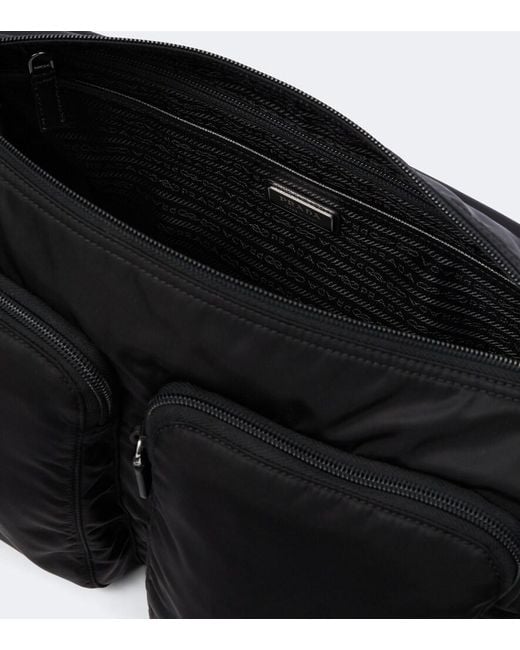 Prada Black Re-Nylon Shoulder Bag for men