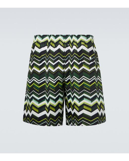 Banador En Zigzag Missoni de hombre de color Green