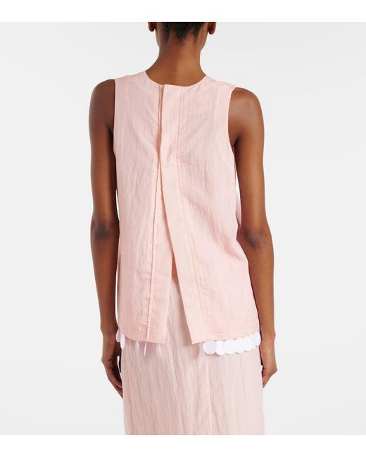 Plan C Pink Sequined Top