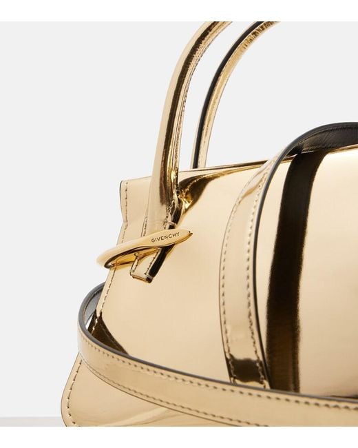 Givenchy Natural Pinch Metallic Leather Tote Bag
