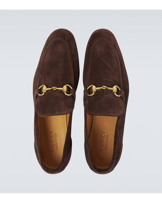 Mocassini Jordaan di Gucci in Brown da Uomo