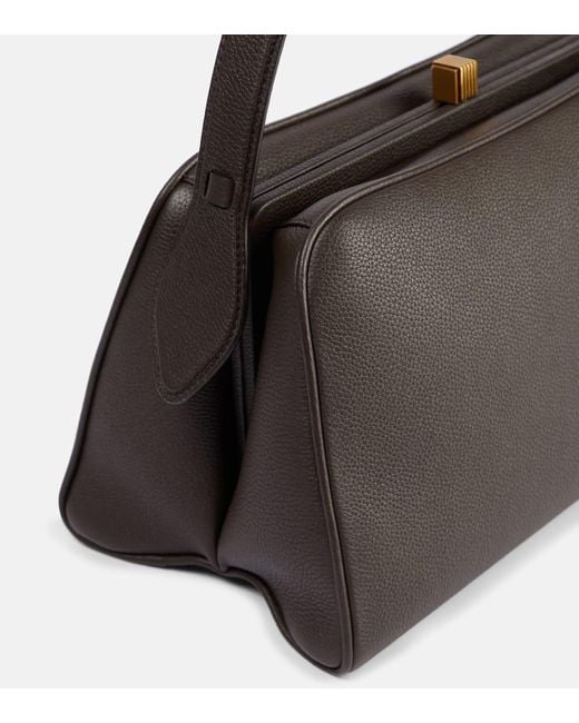 Khaite Black Tote Bag Cate Aus Leder