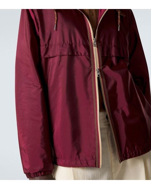 Moncler Purple Nidge Technical Jacket for men