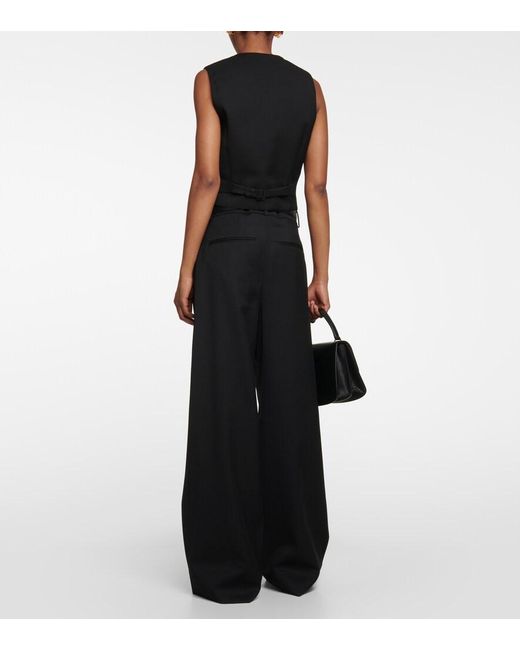 Wardrobe NYC Black Wool Vest