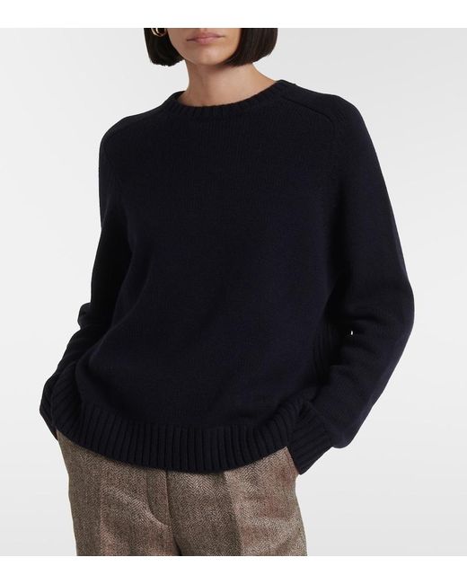 Loro Piana Blue Parksville Cashmere Sweater