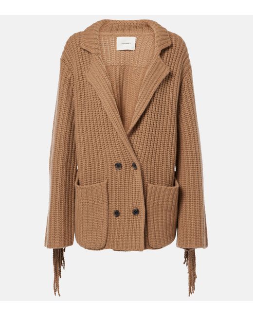 Lisa Yang Brown Elysse Cashmere Cardigan