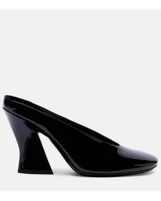 Givenchy Black Patent Leather Sculptural Pumps 95