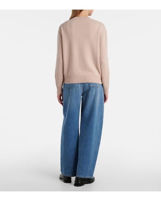 Givenchy Pink Cropped Wool And Cashmere Cardigan