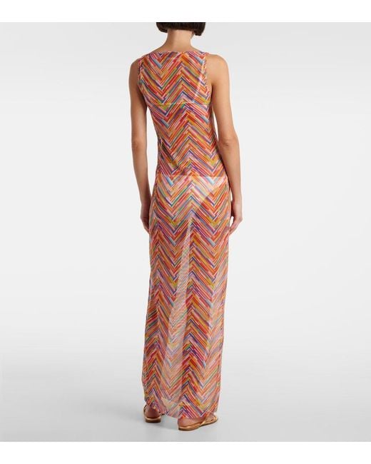Missoni Pink Zigzag Beach Dress