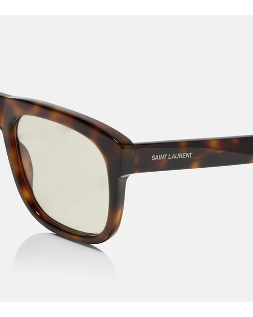 Saint Laurent Brown Sl 558 Square Sunglasses