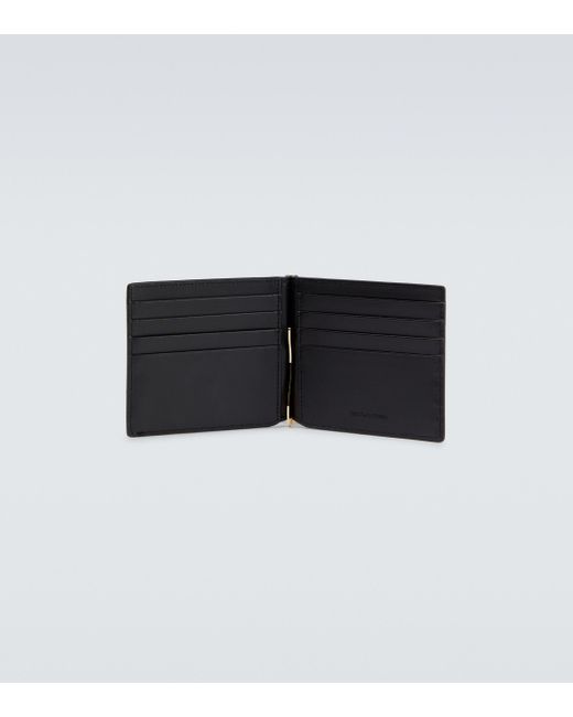 Portefeuille deux volets en cuir Versace pour homme en coloris Noir Homme Accessoires Portefeuilles et porte-cartes 