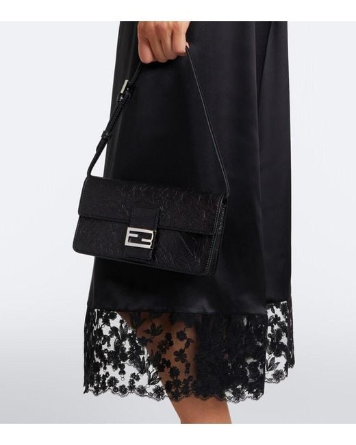 Fendi Black Mini Leather Shoulder Bag