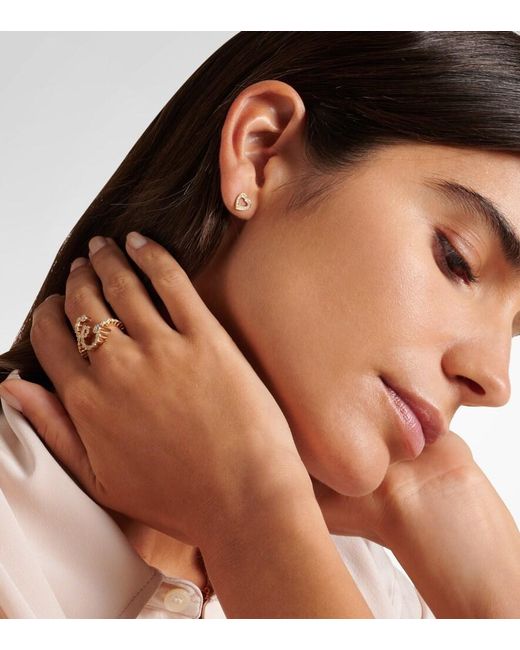 Sophie Bille Brahe White 18Kt Earring With Diamond