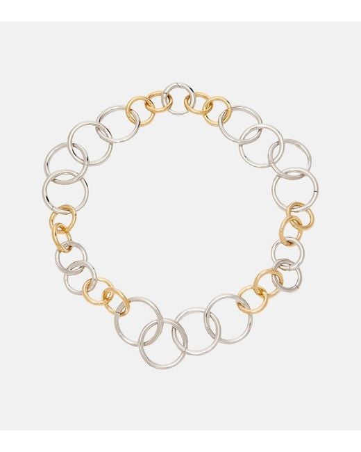 Jil Sander Metallic Plated Necklace