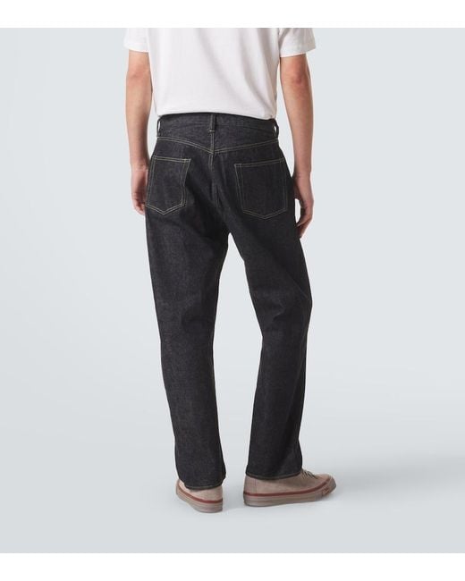 A.PRESSE Blue Wide-Leg Jeans for men