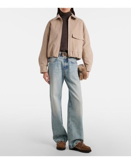 Brunello Cucinelli Natural Corduroy Jacket