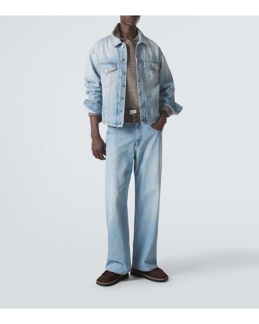 ERL Blue Denim Jacket for men