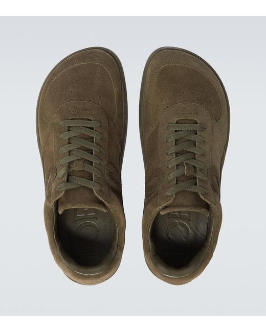 Loewe Sneakers Jambo Aus Veloursleder in Green für Herren